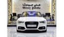 Audi A5 EXCELLENT DEAL for our Audi A5 35TFSi S-Line Convertible ( 2016 Model ) in White Color GCC Specs