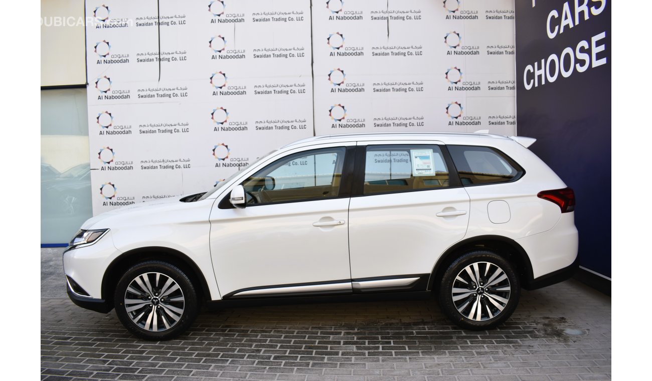 Mitsubishi Outlander AED 1039 PM | 2.4L GLX 7STR GCC DEALER WARRANTY