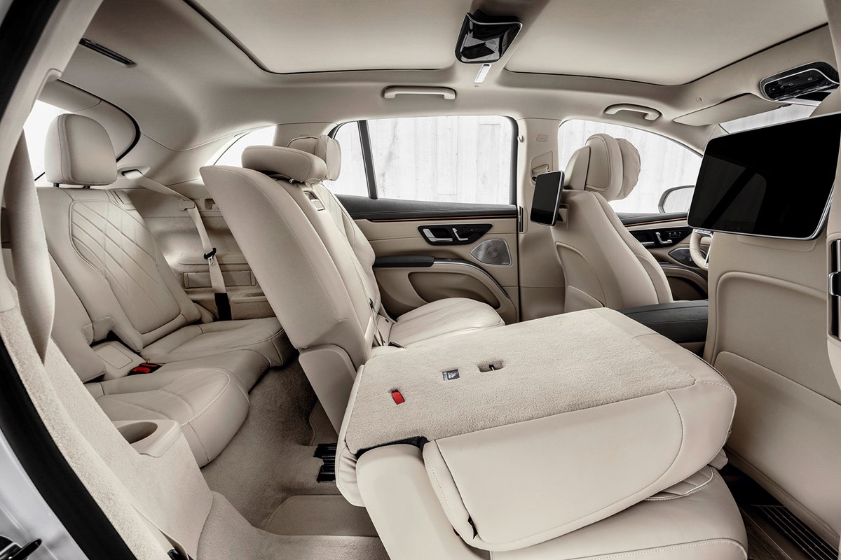 Mercedes-Benz EQS 450 SUV interior - Seats