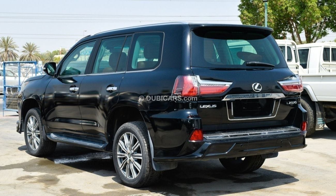 لكزس LX 570 Right hand drive Facelifted to 2018 design imported original condition no accidents