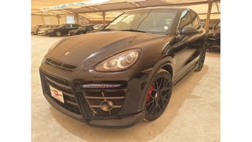 بورش كايان توربو PORSCHE CAYENNE 4.8L TURBO WITH SUNROOF AND AERO BODY KIT 2011 IN EXCELLENT CONDITION