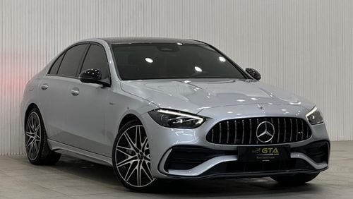 مرسيدس بنز C 43 AMG 2.0L 2023 Mercedes Benz C43 AMG 4MATIC, May 2028 Mercedes Warranty, May 2025 Mercedes Service Pack,