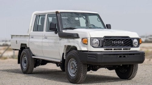 تويوتا لاند كروزر بيك آب Land cruiser DOUBLE CABIN lc79 4.2L DIESEL V6 MY2024 FOR EXPORT ONLY.