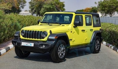 Jeep Wrangler Unlimited Sport Plus , 2024 GCC , 0Km , With 5 Yrs Warranty & 3 Yrs Service @Official Dealer