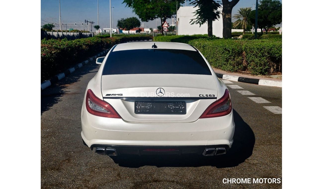 مرسيدس بنز CLS 63 AMG Std 5.0L 2013 MERCEDES-BENZ CLS 63 AMG 4DOOR, V8 5.0L BITURBO 518BHP AUTOMATIC REAR WHEEL DRIVE