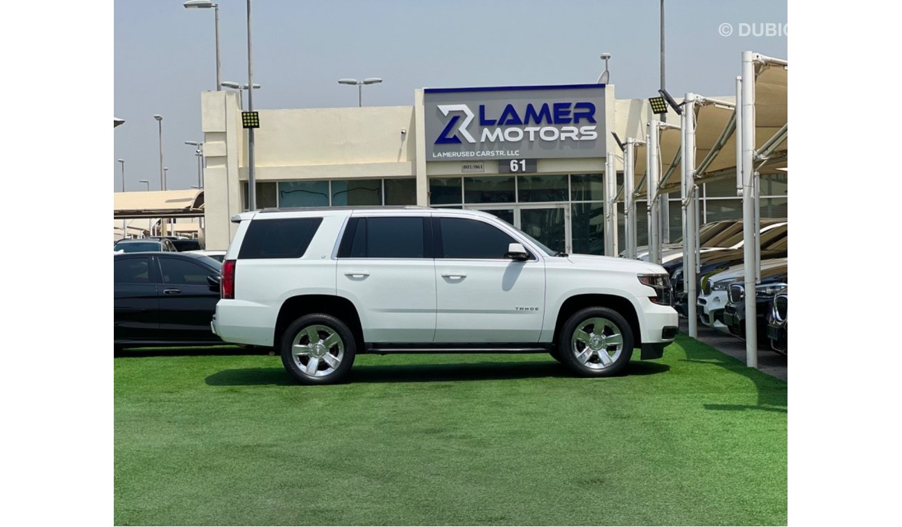 شيفروليه تاهو 1400 Monthly payments/ Tahoe 2018 LT / GCC / single owner / Original paint / No accident