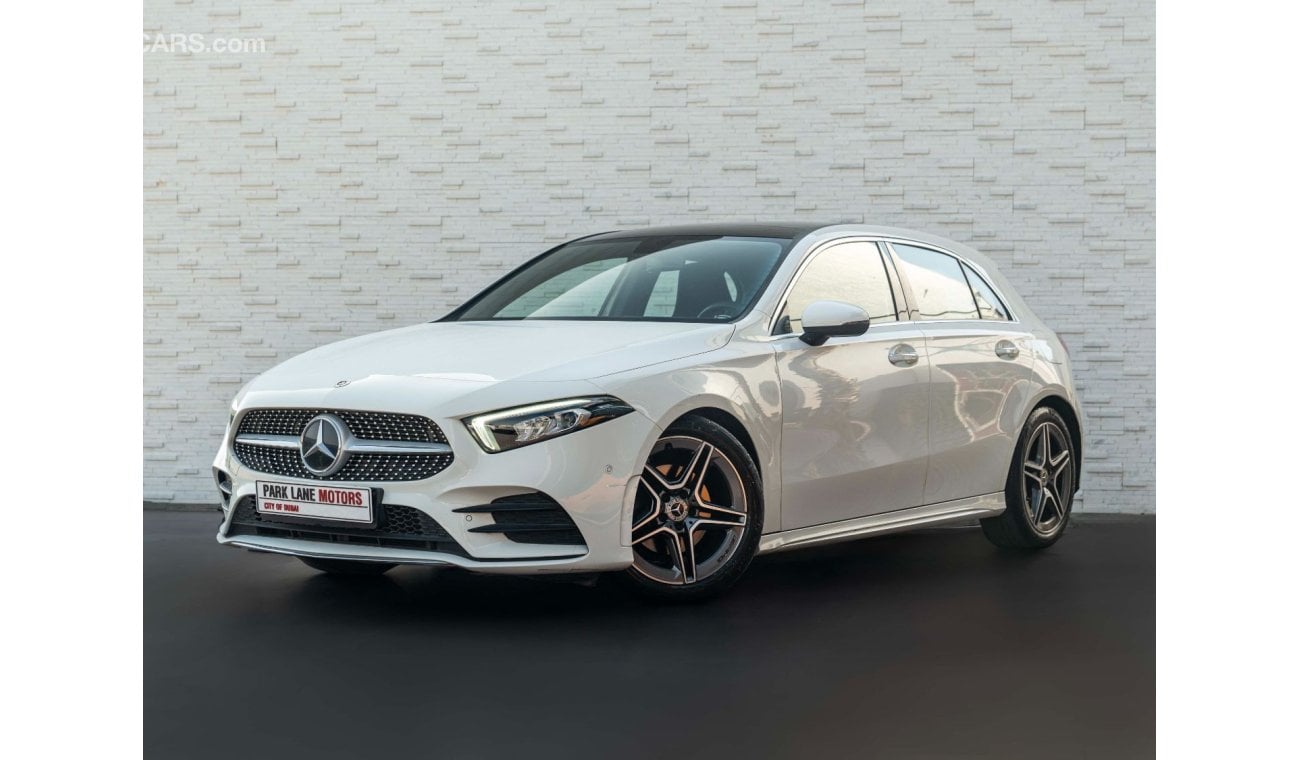 Mercedes-Benz A 200 AED 2,044 PM • A200 AMG PREMIUM • LOW KMS • OFFICIAL GARGASH MERCEDES-BENZ WARRANTY UNTIL 2026