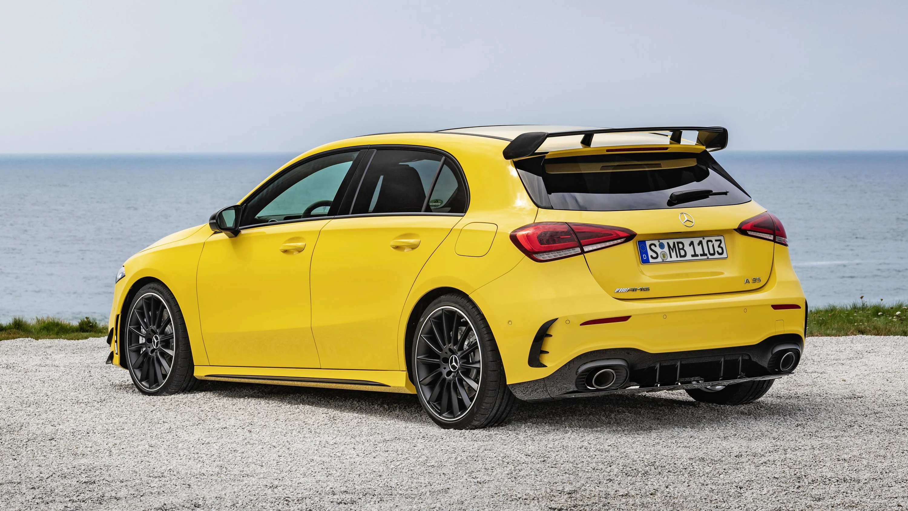 Mercedes-Benz A 45 S AMG exterior - Rear Right Angled
