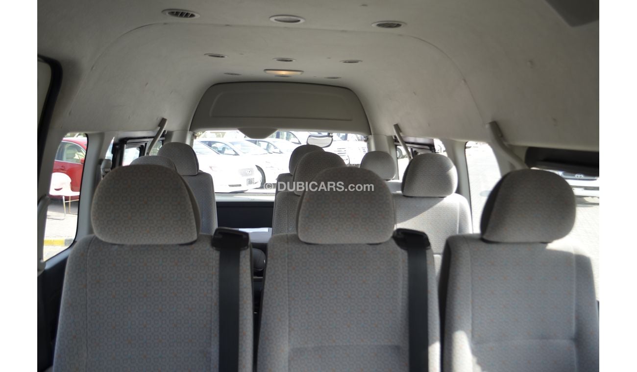 Toyota Hiace GL HIGH ROOF 15 SEATER PASSENGER VAN GCC SPECS