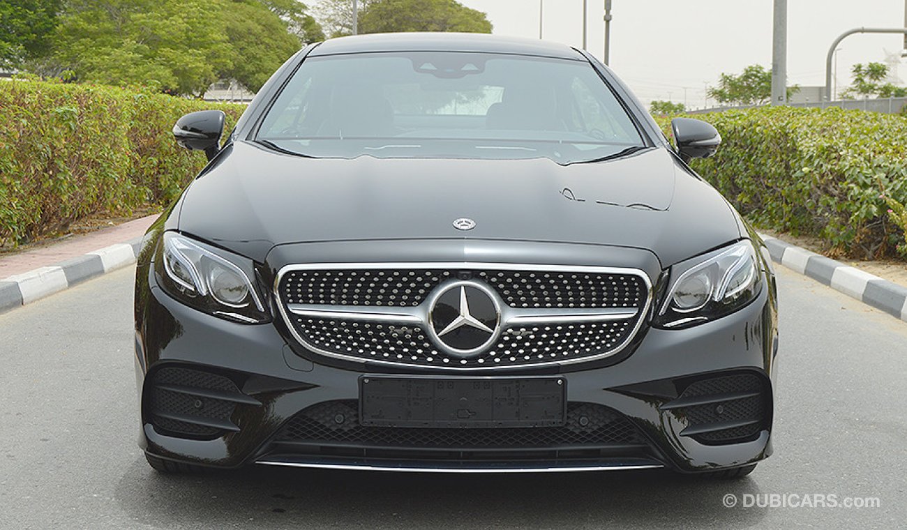 Mercedes-Benz E200 Coupe 2018, 2.0L V4 GCC, 0km with 2 Years Unlimited Mileage Warranty