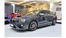 Subaru Impreza WRX EXCELLENT DEAL for our Subaru WRX STI AWD ( 2017 Model ) in Grey Color GCC Specs