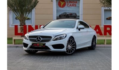 Mercedes-Benz C 200 Coupe Mercedes-Benz C200 Coupe AMG Pack 2017 GCC under Warranty with Flexible Down-Payment/ Flood Free.