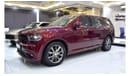 Dodge Durango EXCELLENT DEAL for our Dodge Durango GT ( 2017 Model ) in Red Color GCC Specs