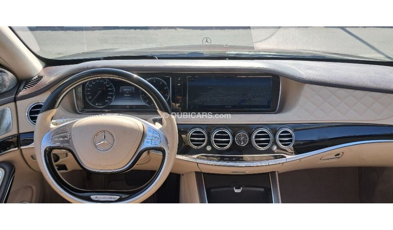 Mercedes-Benz S600 Maybach MAYBACH S600 2016 GCC FULL SERVICE GARGASH +ORGINAL PAINT 100% +FULL OPTION + 1 YEAR WARRANTY