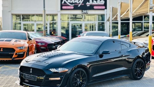 Ford Mustang EcoBoost | Monthly AED 890/- | 0% DP | Shelby Kit | Custom Rims | Touch Screen | # 78237