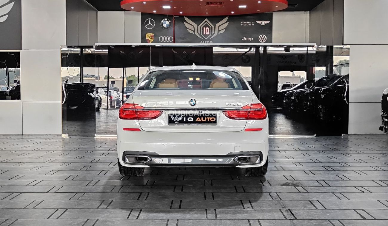 بي أم دبليو 740Li AED 3,300 P.M | 2016 BMW 740L Ii M-SPORT | ORIGINAL PAINT | FULLY LOADED VIP | GCC | LOW KM