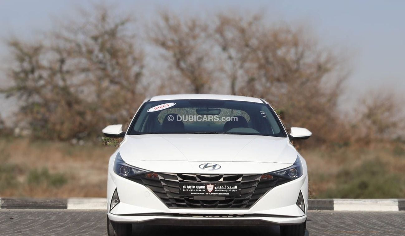 هيونداي إلانترا GL 1.6L Hyundai Elantra 1.6L 2023 GCC accident-free in excellent condition 1175 P.M