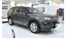 فورد إكسبلورر EXCELLENT DEAL for our Ford Explorer XLT 4WD ( 2018 Model ) in Grey Color GCC Specs