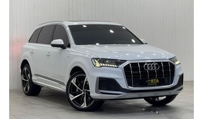 أودي Q7 55 TFSI quattro 3.0L 2022 Audi Q7 55 TFSI S-Line Quattro, Warranty, Full Agency Service History, Exc