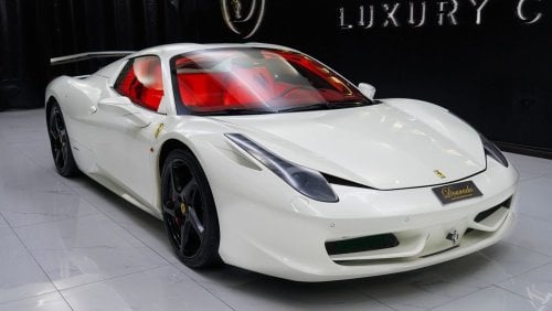 فيراري 458 Spider | Italia | Type F142 | Used | 2014 | White Bianco Avus