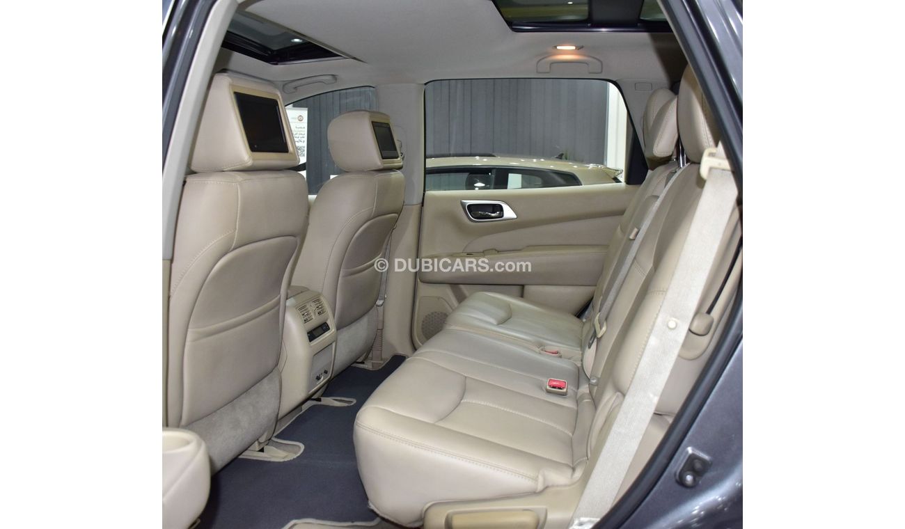 Nissan Pathfinder EXCELLENT DEAL for our Nissan Pathfinder SL 4WD ( 2015 Model ) in Grey Color GCC Specs