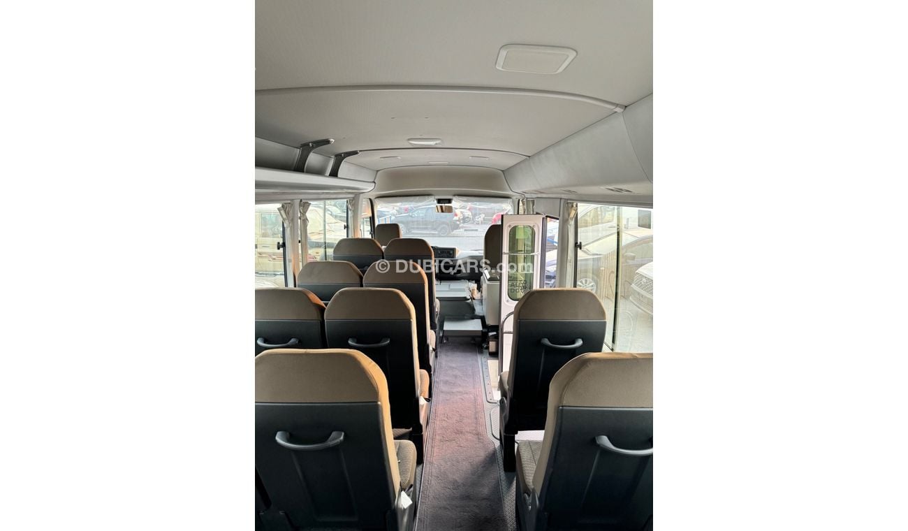 Toyota Coaster 2024 TOYOTA COSTER 4.0L DIESEL WITH COOLBOX, LUGGAGE RACK, CURTAINS, 22 SEATS MT