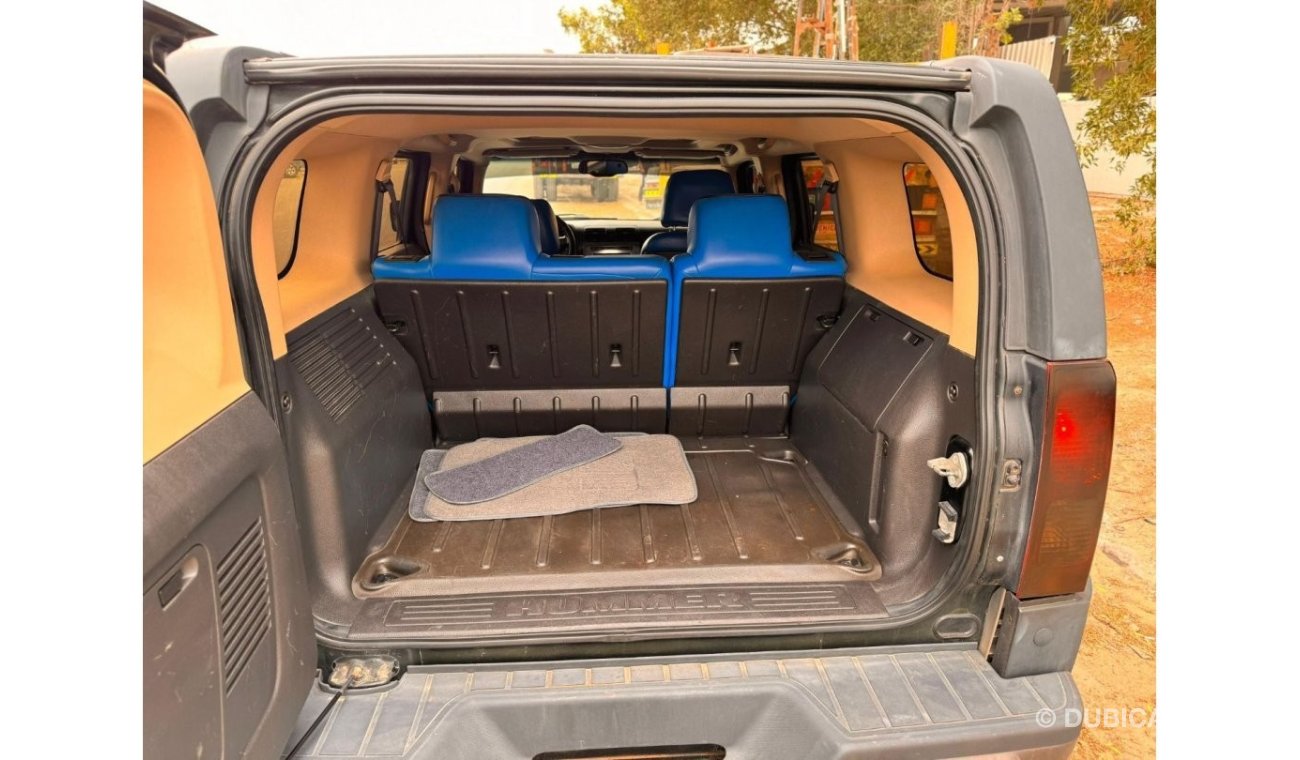 Hummer H3 SUNROOF | PREMIUM LEATHER BLUE INTERIOR | 3.5L PETROL | SUNROOF | 2006 | LHD | BACK CAMERA