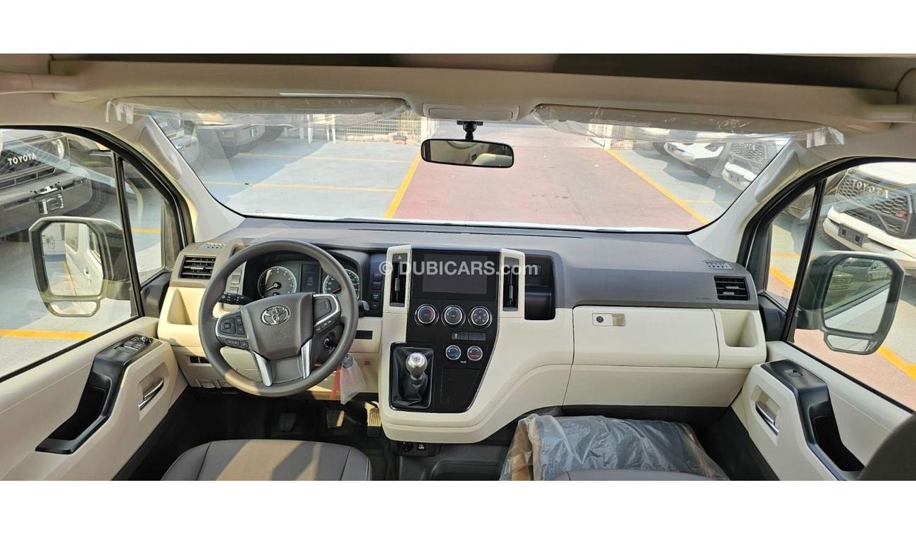 تويوتا هاياس 2025 Toyota Hiace 3.5L V6 Petrol Manual full option  with 3 point seat belt, Leather Seats, Rear Hea