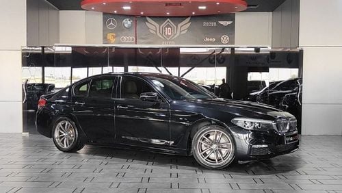 BMW 520i M-sport AED 1,400 P.M | 2018 BMW 520I M-SPORT | UNDER WARRANTY | GCC | SUNROOF | 2.0L