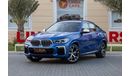 بي أم دبليو X6 40i M Sport 3.0L BMW X6 xDrive40i M-Sport 2020 (LOW MILEAGE) GCC under Agency Warranty and Service C