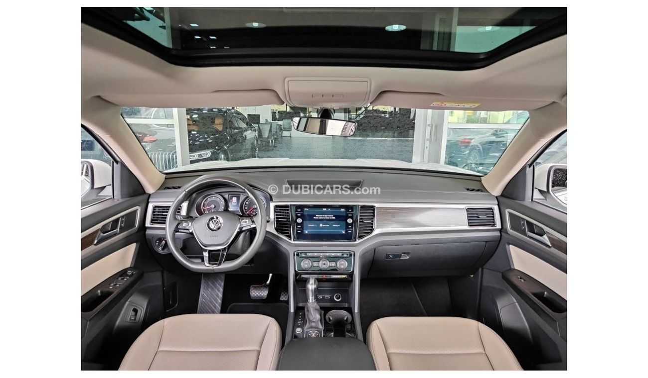 فولكس واجن تيرامونت AED 1,400 P.M | 2018 VOLKSWAGEN TERAMONT SE | UNDER WARRANTY | 7 SEATER | GCC | FULL PANORAMIC VIEW