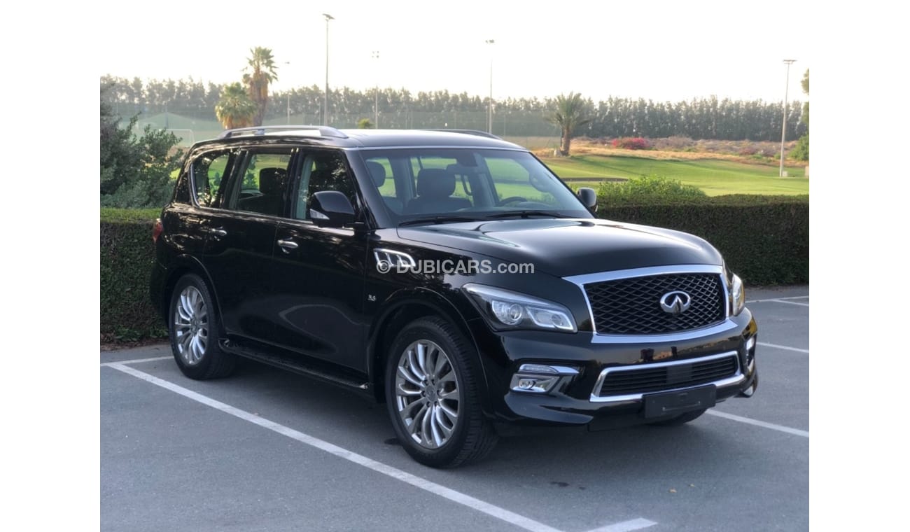 Infiniti QX80 MODEL 2015 GCC CAR PERFECT CONDITION INSIDE AND OUTSIDE FULL OPTION PANORAMIC ROOF LEATHER SEATS