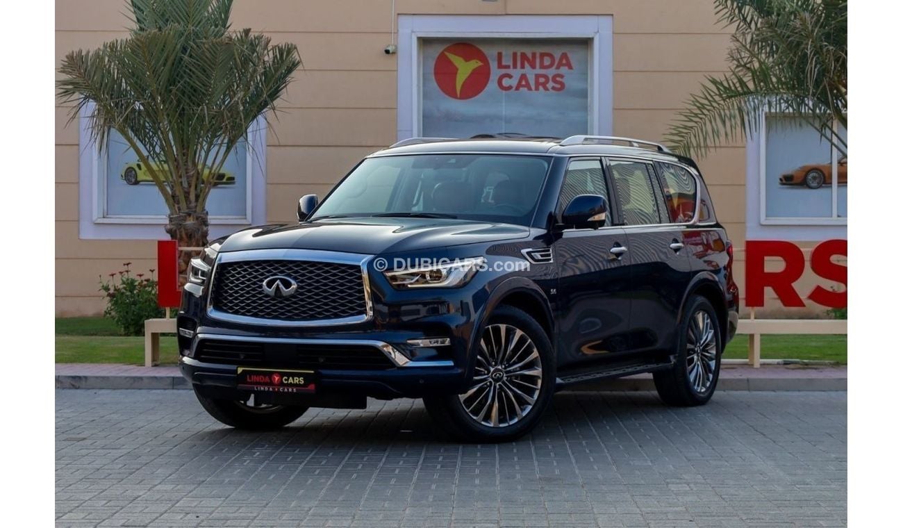 Infiniti QX80 Luxe 7st Infiniti QX80 2020 GCC under Warranty with Flexible Down-Payment/ Flood Free.