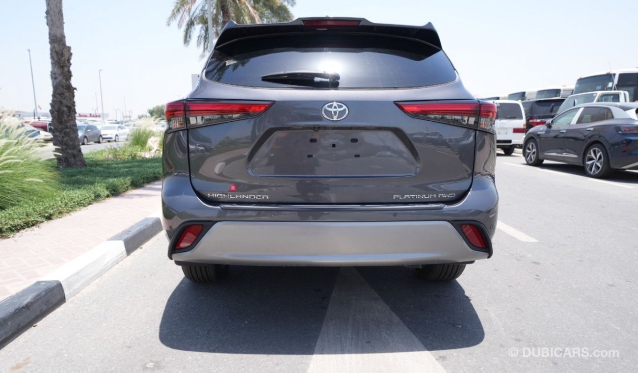 تويوتا هايلاندر Toyota Highlander 2.4L Petrol Turbo Platinum AWD AT MY-2023