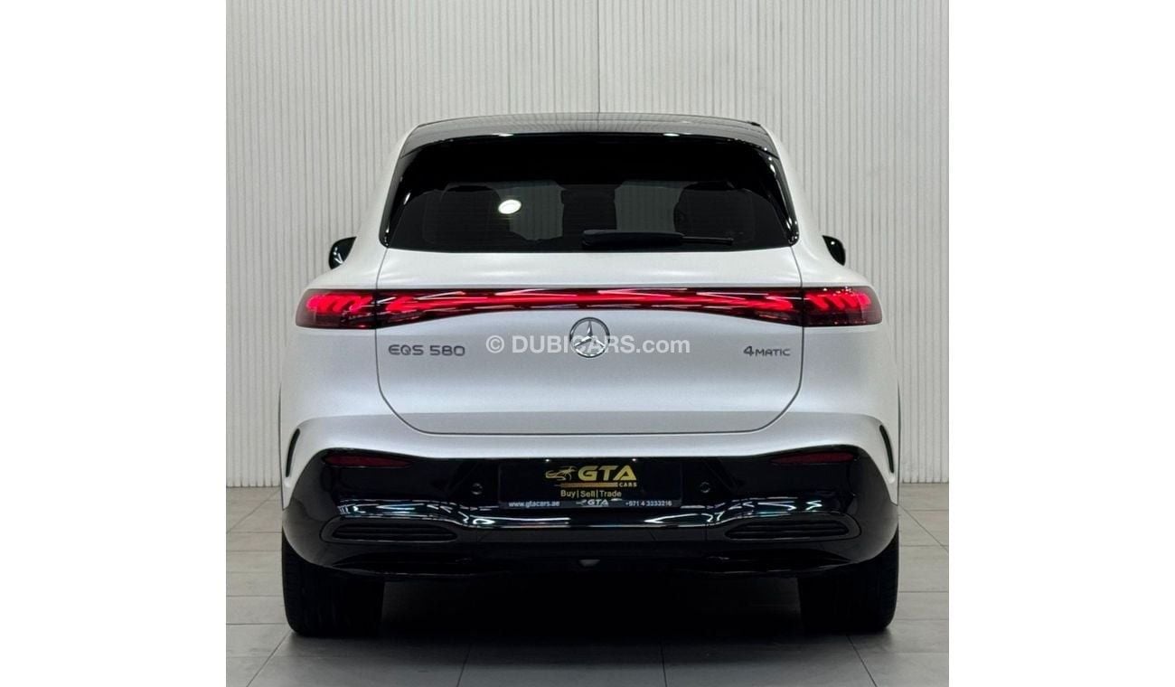 مرسيدس بنز EQS 580 SUV 4MATIC 2024 Mercedes Benz EQS 580 4MATIC, Jan 2029 Mercedes Warranty + Service Pack, Fully Loaded, G