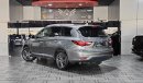 Infiniti QX60 AED 1,300 P.M | 2016 INFINITI QX60 LUXURY 3.5L | 7 SEATS | PANORAMIC VIEW | FULLY LOADED | GCC