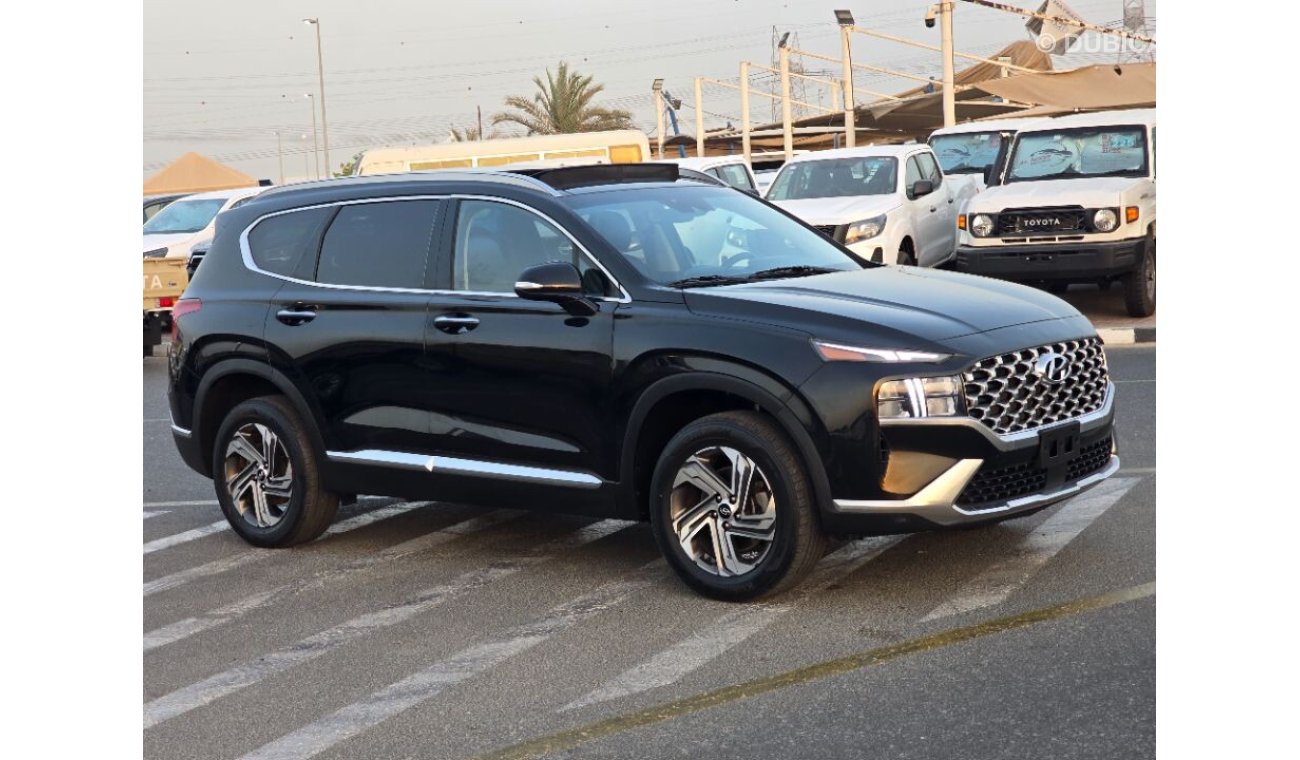 Hyundai Santa Fe 2022 Model Full option Panoramic Roof , Push button and 4x4