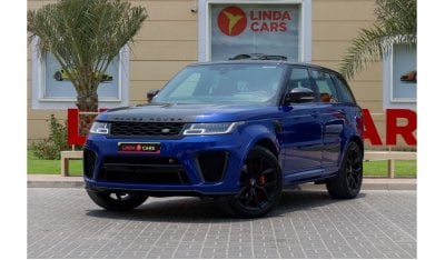 لاند روفر رينج روفر سبورت (آخر) Range Rover Sport SVR 2019 GCC under Agency Warranty and Service Contact with Flexible Down-Payment/