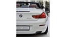 BMW 650i EXCELLENT DEAL for our BMW 650i CONVERTIBLE ( 2011 Model ) in White Color GCC Specs