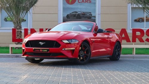 Ford Mustang Ford Mustang GT Premium Convertible 2018 GCC under Agency Warranty and Service Contract with Flexibl