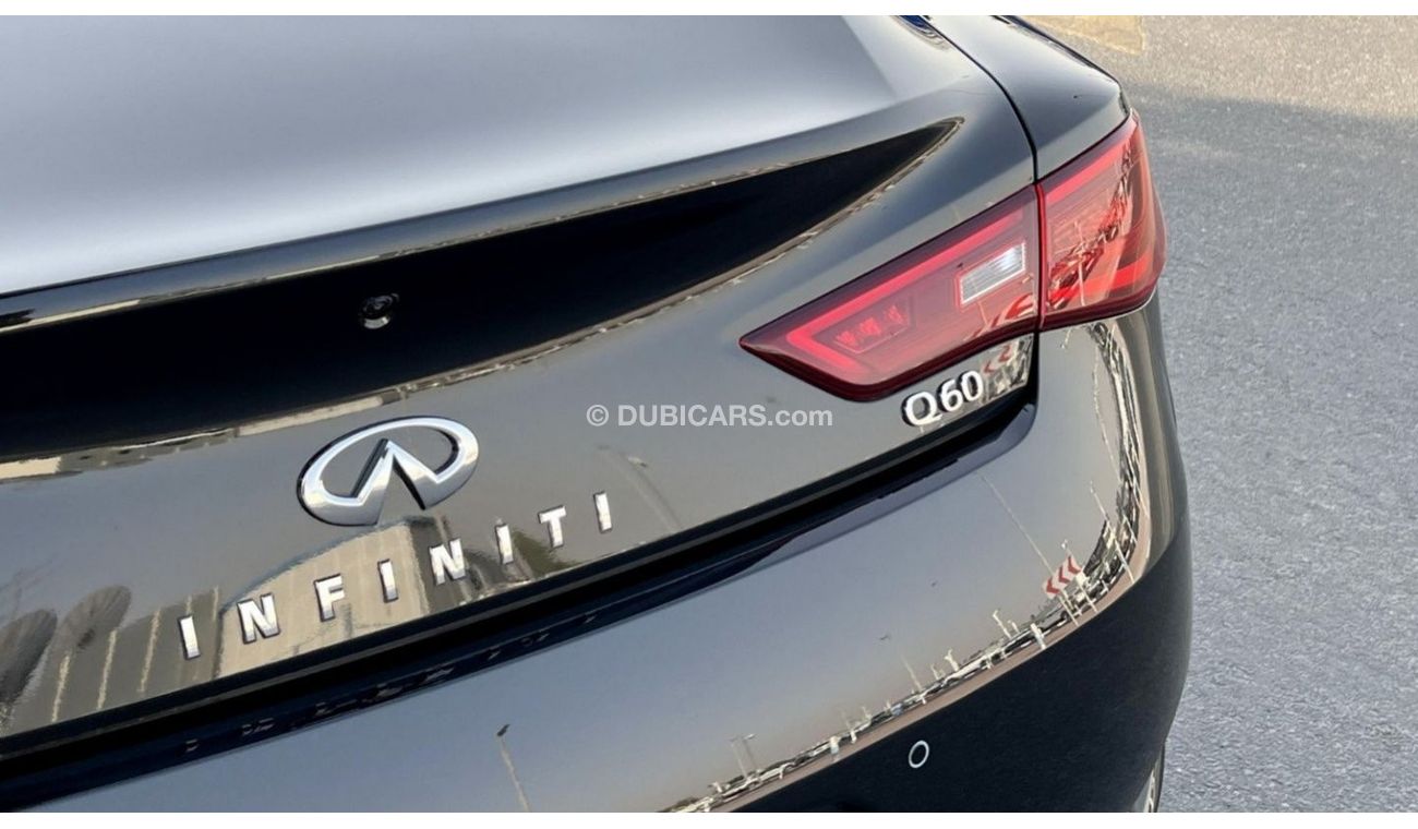 Infiniti Q60 Coupe Luxury Black Edition GCC Specs 3.0L Twin Turbo 6 Cylinders