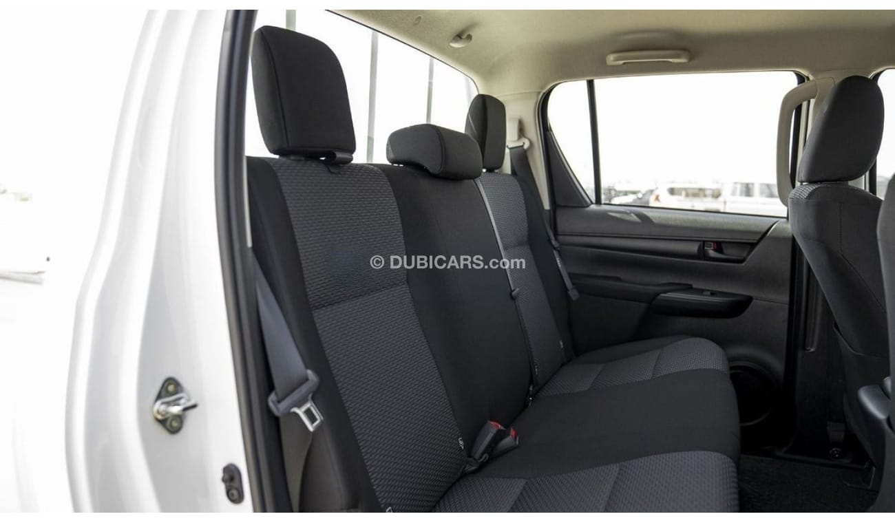 تويوتا هيلوكس (LHD) TOYOTA HILUX DC COMFORT PLUS 2.4D MT 4X4 MY2024 - WHITE