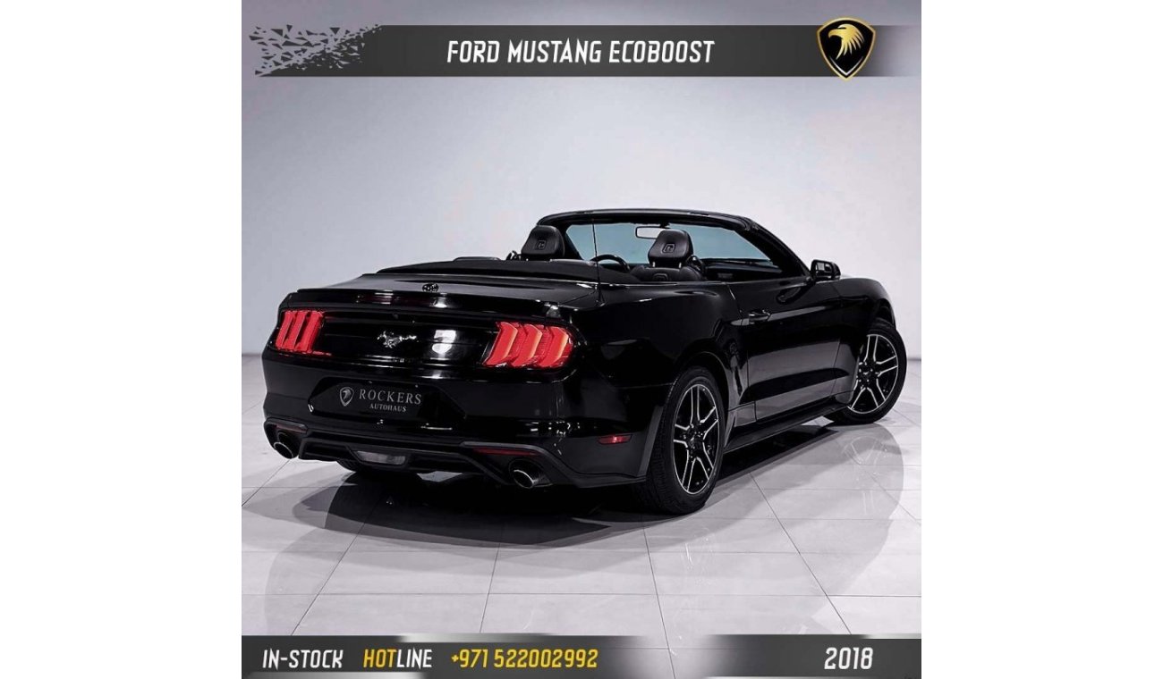 Ford Mustang 2018 Ford Mustang EcoBoost