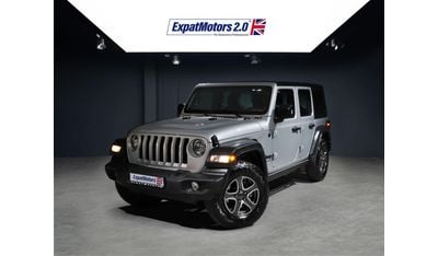 جيب رانجلر Unlimited Sport 3.6L A/T 3,150x60 • 0% DP • Jeep Warranty • FSH