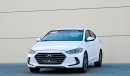 Hyundai Elantra GL Hyundai Elantra 2017 GCC in excellent condition, inside and out