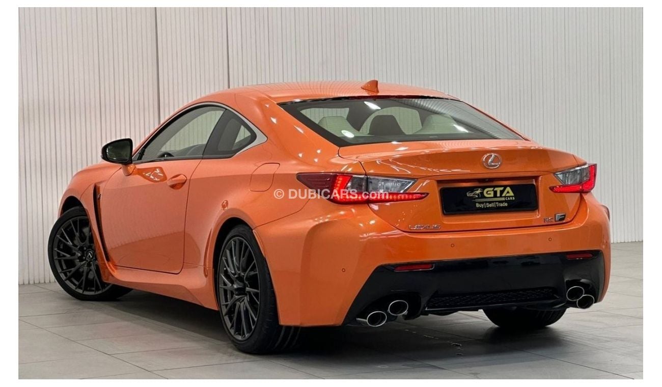 Lexus RC F 2015 Lexus RC-F, Full Lexus Service History, Low Kms, Carbon Fiber Package, Excellent Condition, GCC