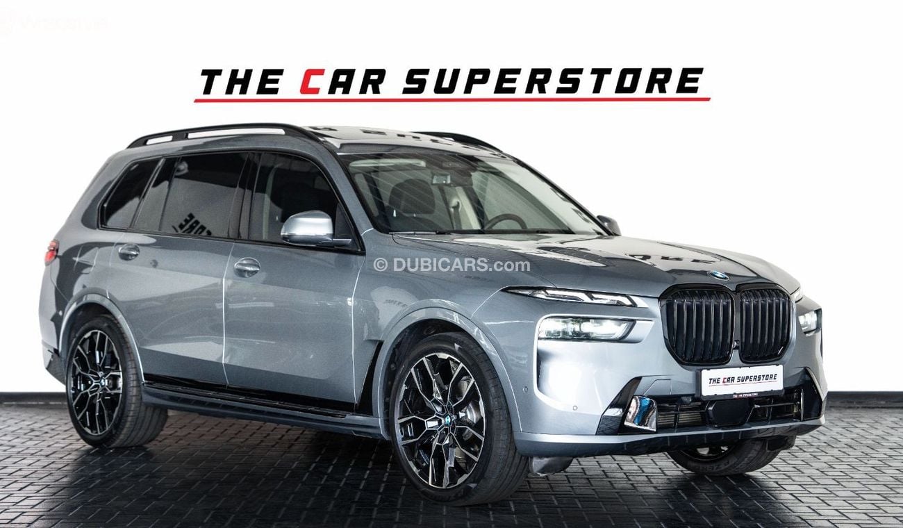 BMW X7 xDrive40i Luxury M Sport Package 3.0L 2024-BMW X7 40i XDRIVE LUXURY 7 SEATS-GCC-FSH WITH AGMC-SERVIC