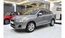 Mitsubishi ASX EXCELLENT DEAL for our Mitsubishi ASX ( 2013 Model ) in Silver Color GCC Specs