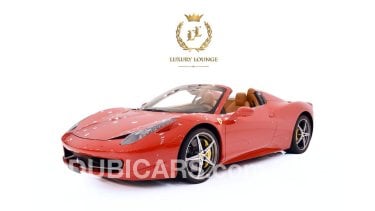 Ferrari 458 Spidergcc Specsfull Service Historyservice