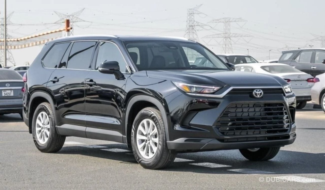 تويوتا جراند هايلاندر Toyota Grand Highlander 2.4T Petrol Black  2024